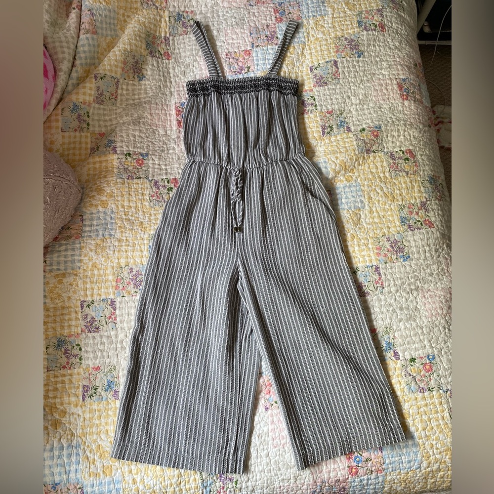 striped jumpsuit
